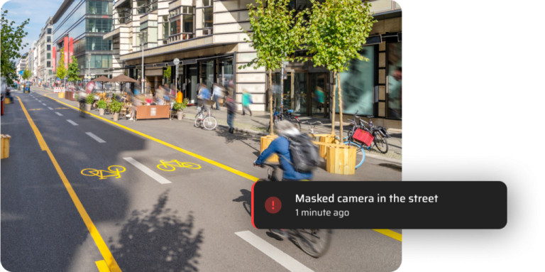 détection de caméra masquée en espace public grâce à un système de vidéosurveillance intelligent