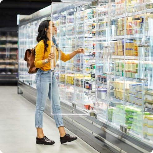 Illustration du secteur du retail alimentaire