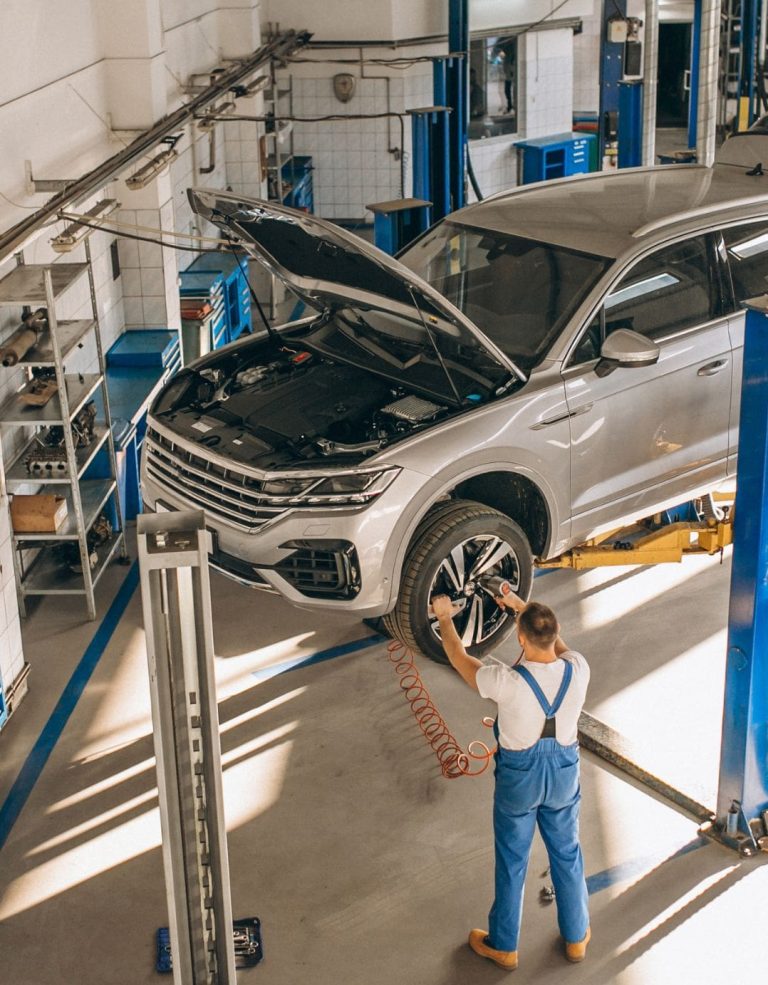 Sécurité dans un garage automobile