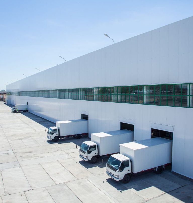Sécurité du terminal camion pour le transport et la logistique.