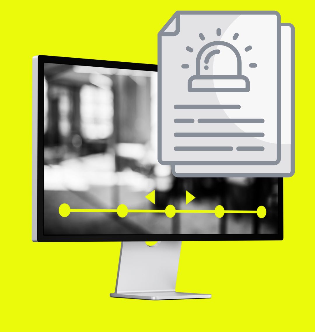 Vidéosurveillance intelligente avec timeline d'événements