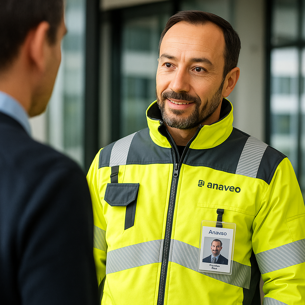 Expert ANAVEO en visite chez un client retail alimentaire pour cadrer la sécurité magasin